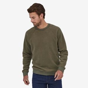 Patagonia Olive Reversible Fleece Pullover | Cozy | XL Fit | Outdoor Staple